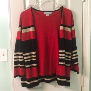 Red Striped Top